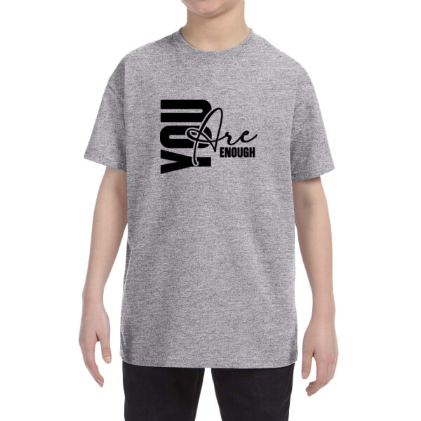 YOU ARE ENOUGH - Youth Heavy Cotton™ T-Shirt Thumbnail
