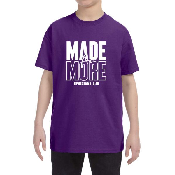 MADE FOR MORE - Youth Heavy Cotton™ T-Shirt Thumbnail