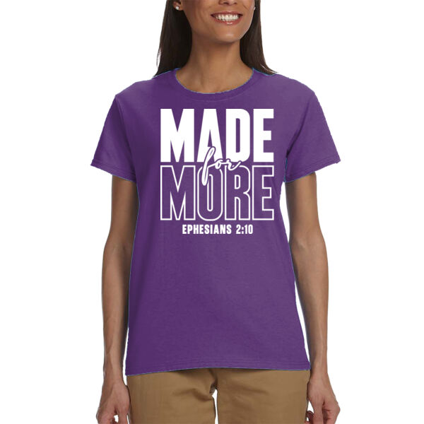 MADE FOR MORE - Ladies' Ultra Cotton® T-Shirt Thumbnail