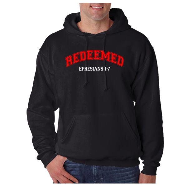 REDEEMED - Adult Super Sweats® NuBlend® Fleece Pullover Hooded Sweatshirt Thumbnail