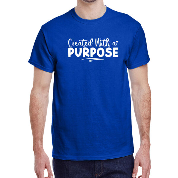 Created With a Purpose - Adult Heavy Cotton™ T-Shirt Thumbnail
