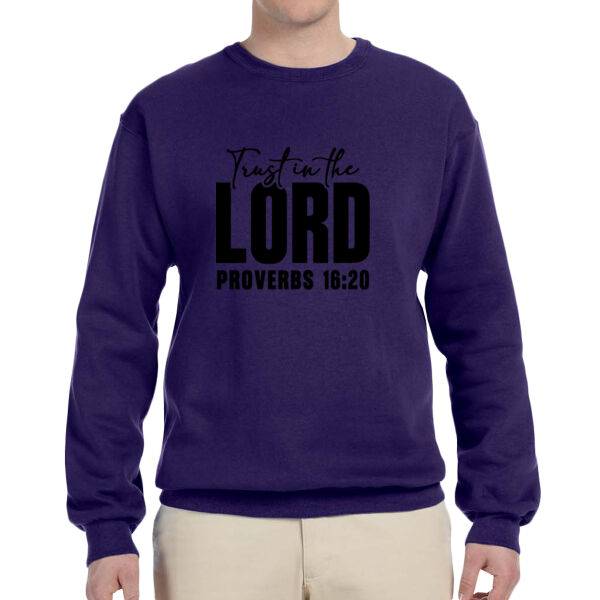 Trust in the lord - Adult NuBlend® Fleece Crew Thumbnail